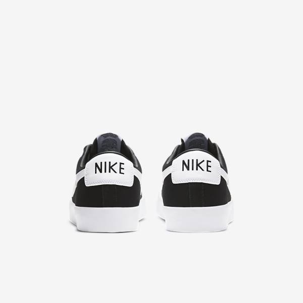 Nike SB Zoom Blazer Low Pro GT Skate Shoes Damen Schwarz Hellbraun Weiß | NK637IAM