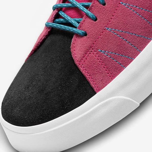 Nike SB Zoom Blazer Mid Premium Skate Shoes Damen Rosa Blau Königsblau Blau | NK147BZW