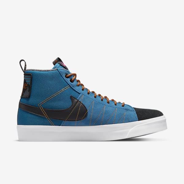 Nike SB Zoom Blazer Mid Premium Skate Shoes Damen Schwarz | NK356NCW