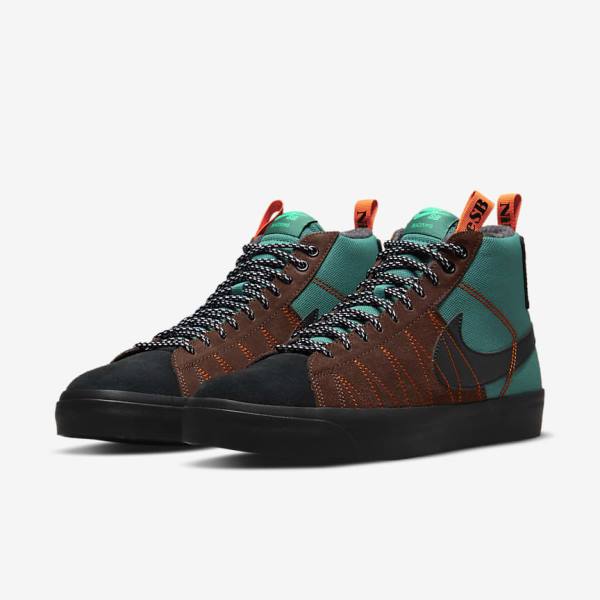 Nike SB Zoom Blazer Mid Premium Sneakers Herren Orange | NK470KCW