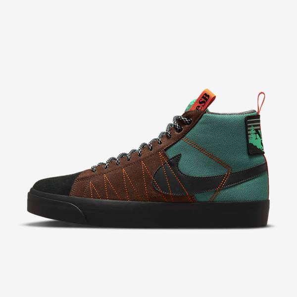 Nike SB Zoom Blazer Mid Premium Sneakers Herren Orange | NK470KCW