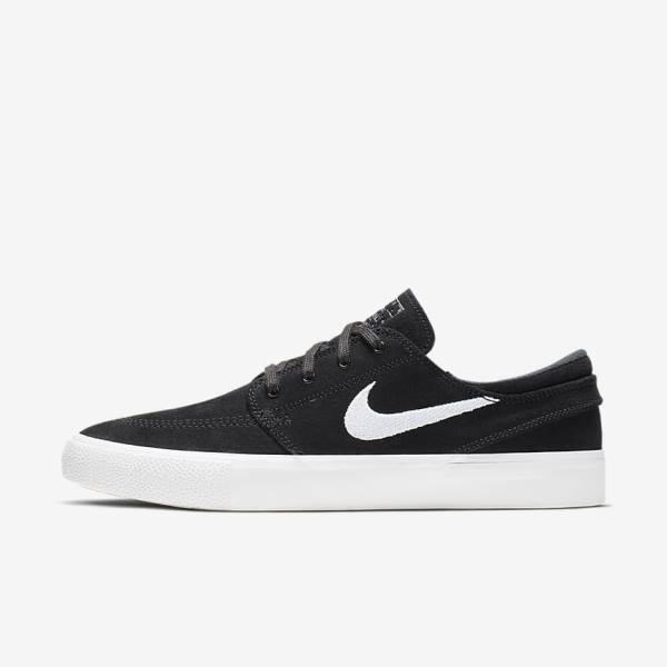 Nike SB Zoom Stefan Janoski RM Skate Shoes Herren Schwarz Grau Hellbraun Weiß | NK047HOS