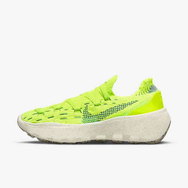 Nike Space Hippie 04 Sneakers Damen Hellzitrone Grün Türkis | NK123RVQ