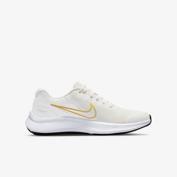 Nike Star Runner 3 Older Straßen Laufschuhe Kinder Gold | NK961AXQ