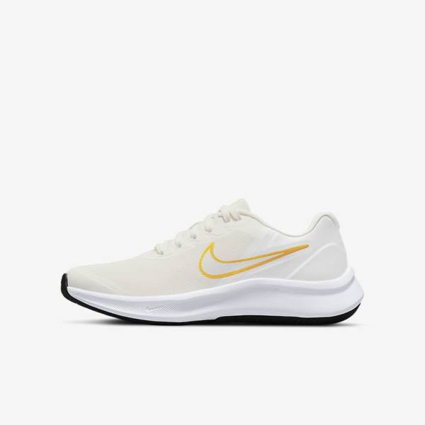 Nike Star Runner 3 Older Straßen Laufschuhe Kinder Gold | NK961AXQ