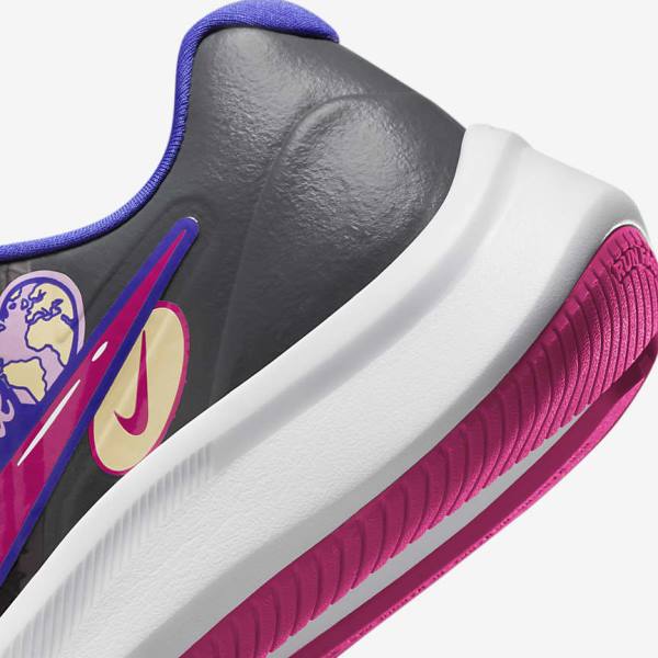 Nike Star Runner 3 SE Older Straßen Laufschuhe Kinder Schwarz Rosa | NK176FUM