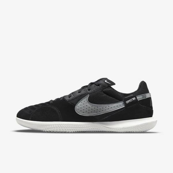 Nike Streetgato Fußballschuhe Herren Schwarz Weiß | NK314DIX