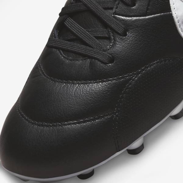 Nike The Premier 3 FG Firm-Grounds Fußballschuhe Herren Schwarz Weiß | NK452NUL