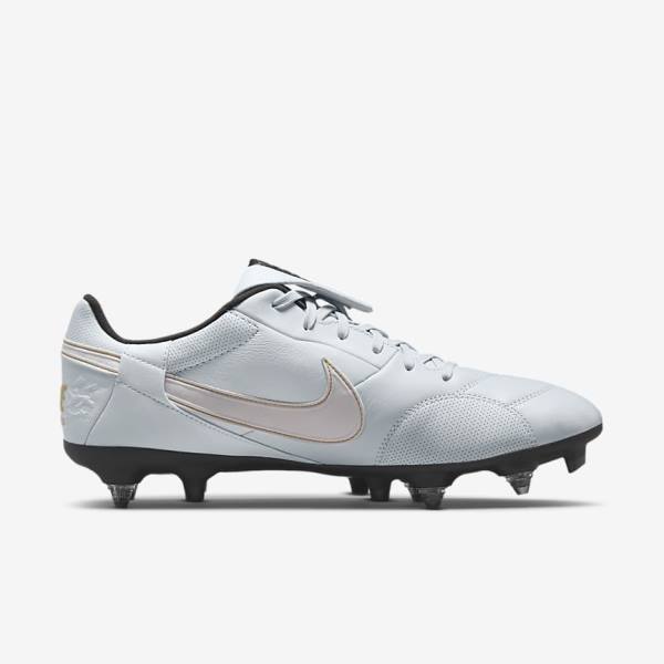 Nike The Premier 3 SG-PRO Anti-Clog Traction Soft-Ground Fußballschuhe Herren Metal Gold | NK413ZAY