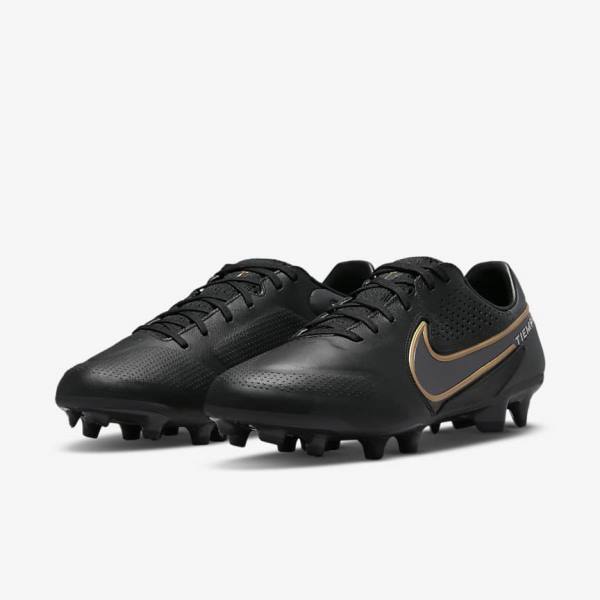 Nike Tiempo Legend 9 Pro FG Firm-Ground Fußballschuhe Damen Metal Gold Metal | NK236QXS