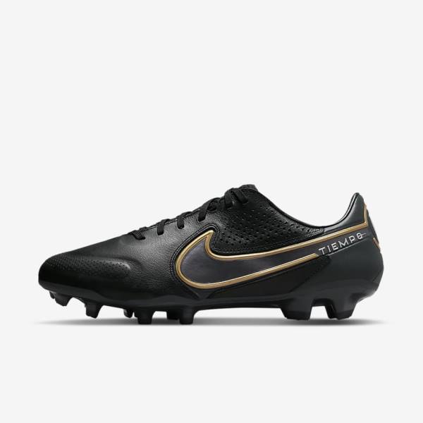 Nike Tiempo Legend 9 Pro FG Firm-Ground Fußballschuhe Damen Metal Gold Metal | NK236QXS