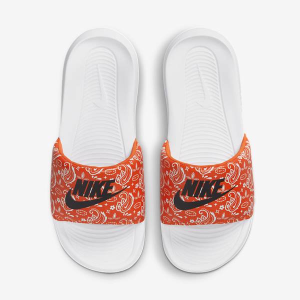 Nike Victori One Print Badelatschen Damen Orange | NK897EOD