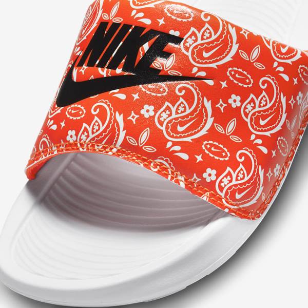 Nike Victori One Print Badelatschen Damen Orange | NK897EOD