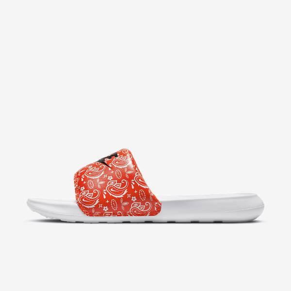 Nike Victori One Print Badelatschen Damen Orange | NK897EOD