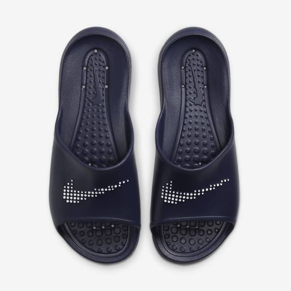 Nike Victori One Shower Badelatschen Herren Navy Navy | NK849ZPT