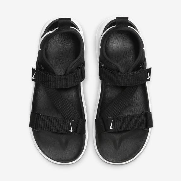 Nike Vista Sandalen Damen Schwarz Weiß | NK061KUC