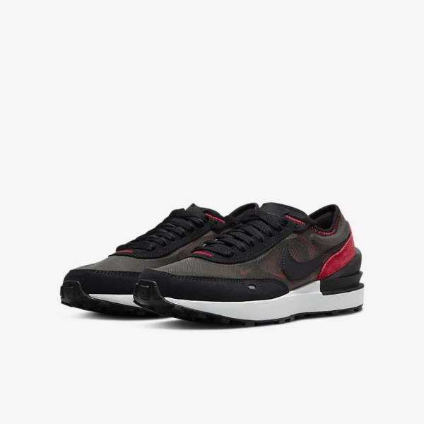 Nike Waffle One Older Sneakers Kinder Blau Grau Rot Schwarz | NK453BJP