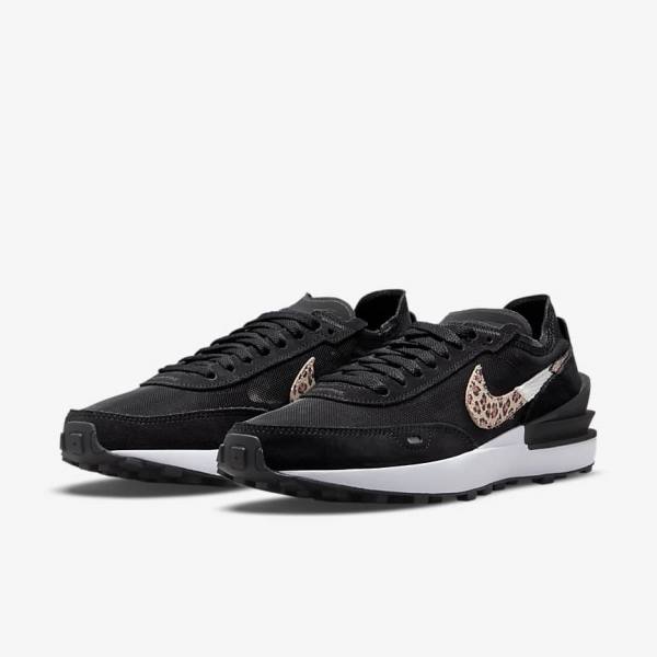 Nike Waffle One SE Sneakers Damen Schwarz Mehrfarbig | NK247TUD