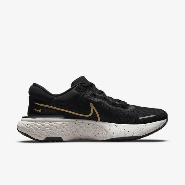 Nike ZoomX Invincible Run Flyknit Straßen Laufschuhe Herren Metal Gold | NK523LWO