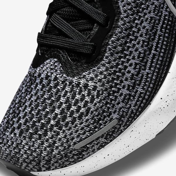 Nike ZoomX Invincible Run Flyknit Straßen Laufschuhe Herren Weiß Schwarz Weiß | NK958XMJ