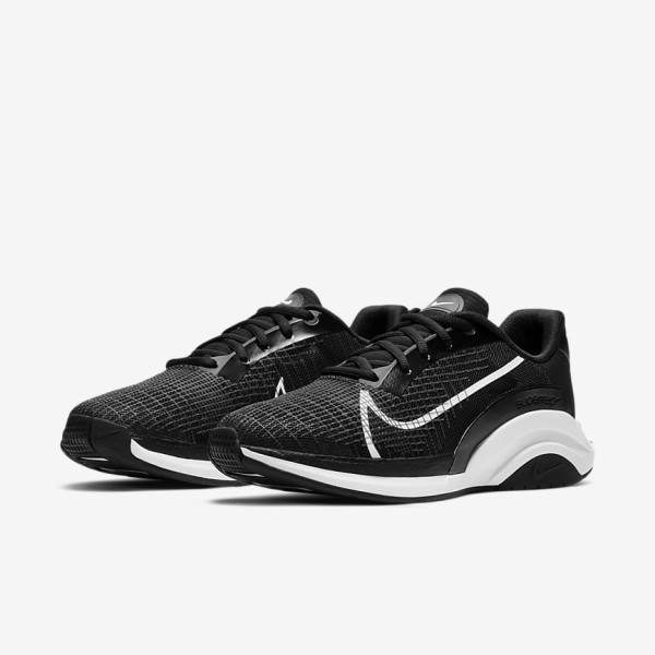 Nike ZoomX SuperRep Surge Endurance Class Sportschuhe Damen Schwarz Weiß | NK623QDV