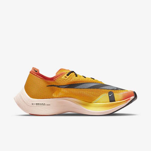 Nike ZoomX Vaporfly NEXT% 2 Ekiden Straßen Rennfahrer Laufschuhe Herren Weiß Schwarz Schwarz | NK431WDV