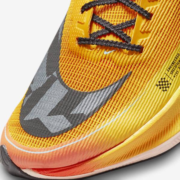 Nike ZoomX Vaporfly NEXT% 2 Ekiden Straßen Rennfahrer Laufschuhe Herren Weiß Schwarz Schwarz | NK431WDV