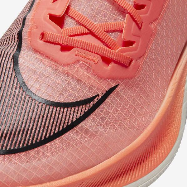 Nike ZoomX Vaporfly NEXT% Straßen Rennfahrer Laufschuhe Damen Hellmango Schwarz Blau | NK082MSR