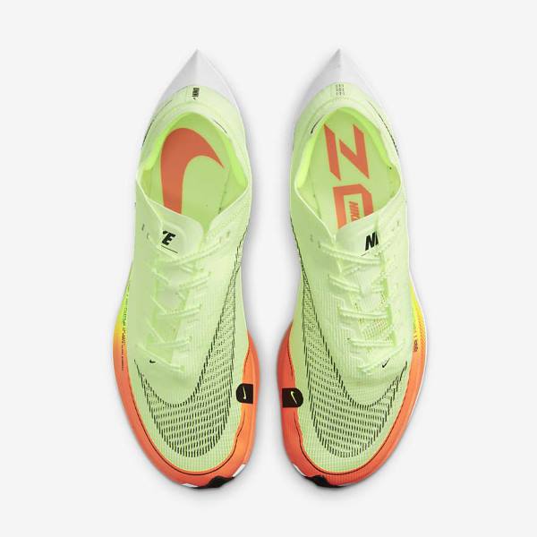 Nike ZoomX Vaporfly Next% 2 Straßen Rennfahrer Laufschuhe Herren Orange | NK140JKL