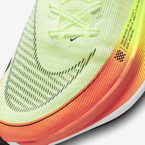 Nike ZoomX Vaporfly Next% 2 Straßen Rennfahrer Laufschuhe Herren Orange | NK140JKL