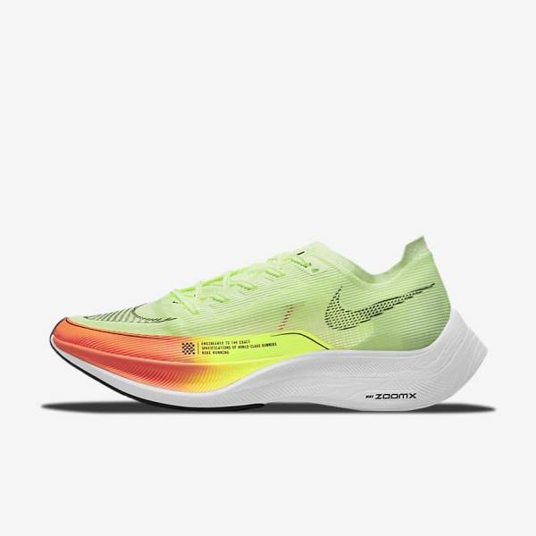 Nike ZoomX Vaporfly Next% 2 Straßen Rennfahrer Laufschuhe Herren Orange | NK140JKL