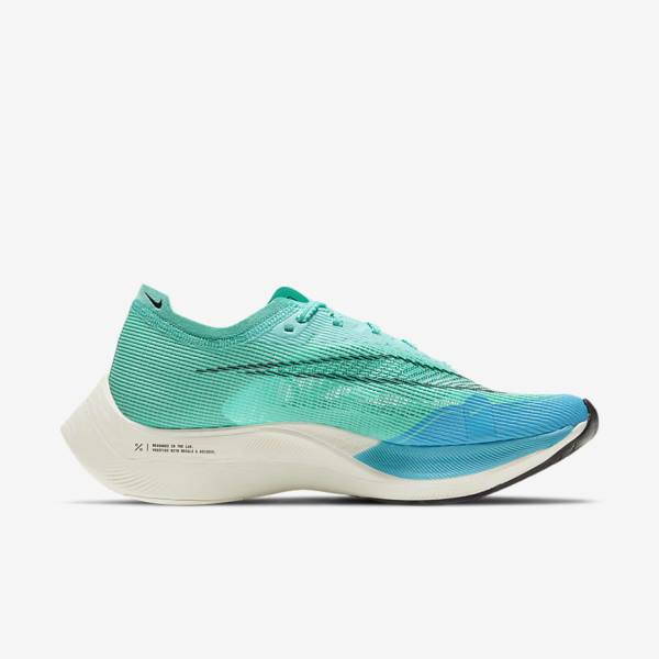 Nike ZoomX Vaporfly Next% 2 Straßen Rennfahrer Laufschuhe Damen Metal | NK172BRN