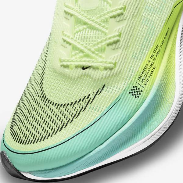 Nike ZoomX Vaporfly Next% 2 Straßen Rennfahrer Laufschuhe Damen Metal Gold | NK614GIL