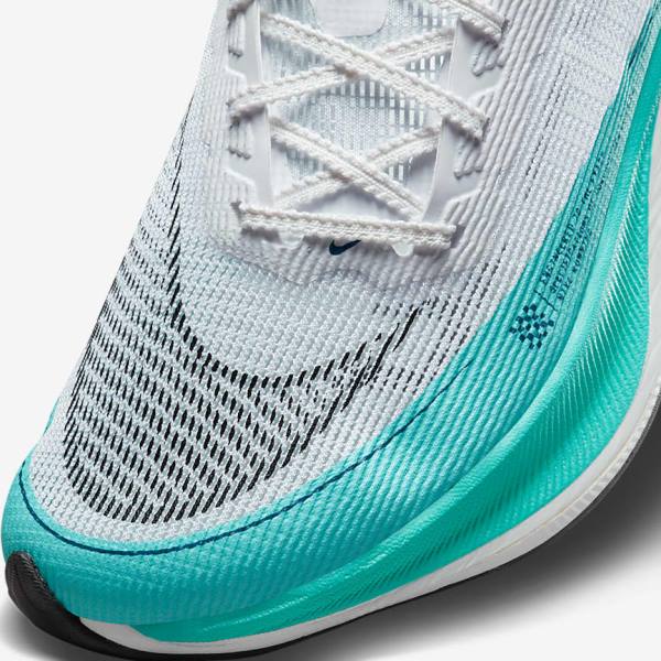 Nike ZoomX Vaporfly Next% 2 Straßen Rennfahrer Laufschuhe Damen Lila Rot Grau Schwarz | NK769PEW