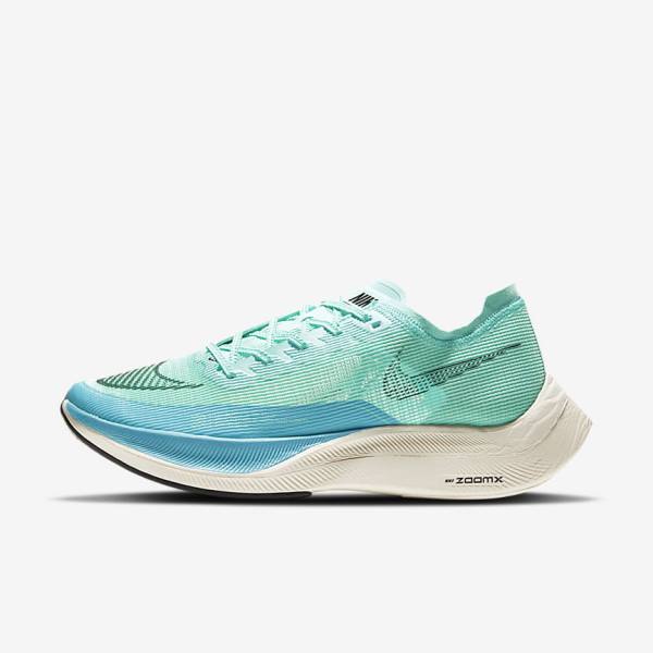 Nike ZoomX Vaporfly Next% 2 Straßen Rennfahrer Laufschuhe Herren Metal | NK823AMO