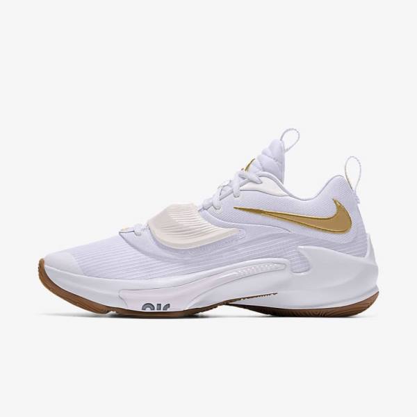 Nike Zoom Freak 3 By You Custom Basketballschuhe Damen Mehrfarbig | NK190LQJ