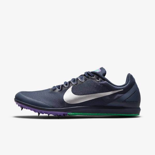 Nike Zoom Rival D 10 Athletics Distance Spikes Laufschuhe Herren Metal | NK307SGE