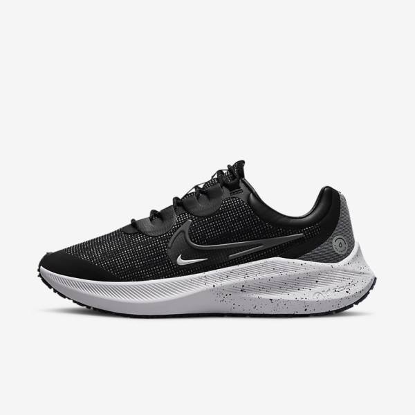 Nike Zoom Winflo 8 Shield Weatherised Straßen Laufschuhe Damen Metal | NK709SEG