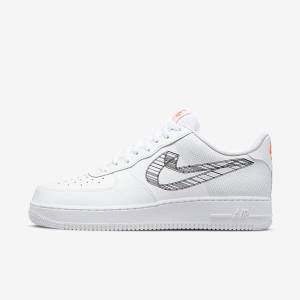 Nike Air Force 1 07 Sneakers Herren Orange | NK295EBD