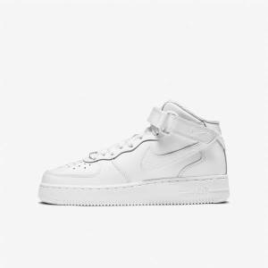 Nike Air Force 1 Mid LE Older Sneakers Kinder Weiß | NK615NUA