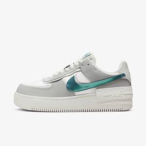 Nike Air Force 1 Shadow Sneakers Damen Weiß Grau Weiß | NK019WTU