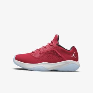Nike Air Jordan 11 CMFT Low Older Jordan Schuhe Kinder Rot Schwarz Weiß | NK625FBZ