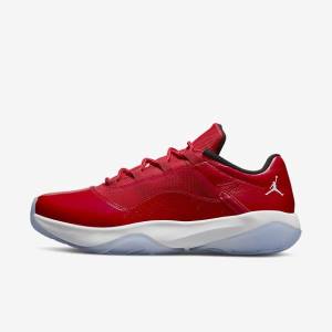 Nike Air Jordan 11 CMFT Low Sneakers Herren Rot Schwarz Weiß | NK218ULE