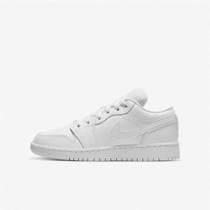 Nike Air Jordan 1 Low Older Sneakers Kinder Weiß | NK967QJR
