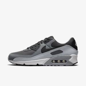 Nike Air Max 90 Sneakers Herren Dunkelgrau Schwarz | NK205WHC