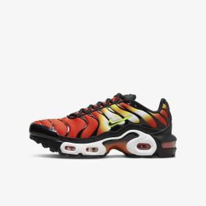 Nike Air Max Plus Older Sneakers Kinder Orange Gold | NK713EVD