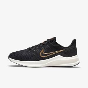 Nike Downshifter 11 Straßen Laufschuhe Damen Metal | NK941FDK