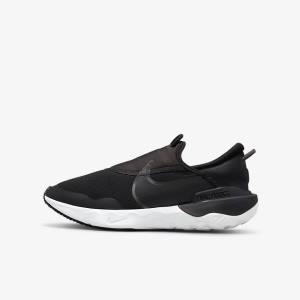 Nike Flow Older Straßen Laufschuhe Kinder Schwarz Weiß Grau | NK309IZP