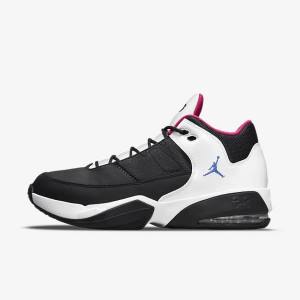 Nike Jordan Max Aura 3 Jordan Schuhe Herren Schwarz Weiß Rosa Blau | NK123BEG