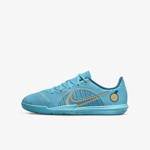 Nike Jr. Mercurial Vapor 14 Academy IC Older Indoor Court Fußballschuhe Kinder Orange | NK876KCT